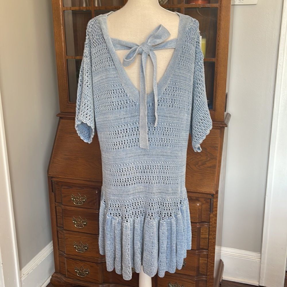Free People - Sistine Crochet Mini Dress - Picture 8 of 11